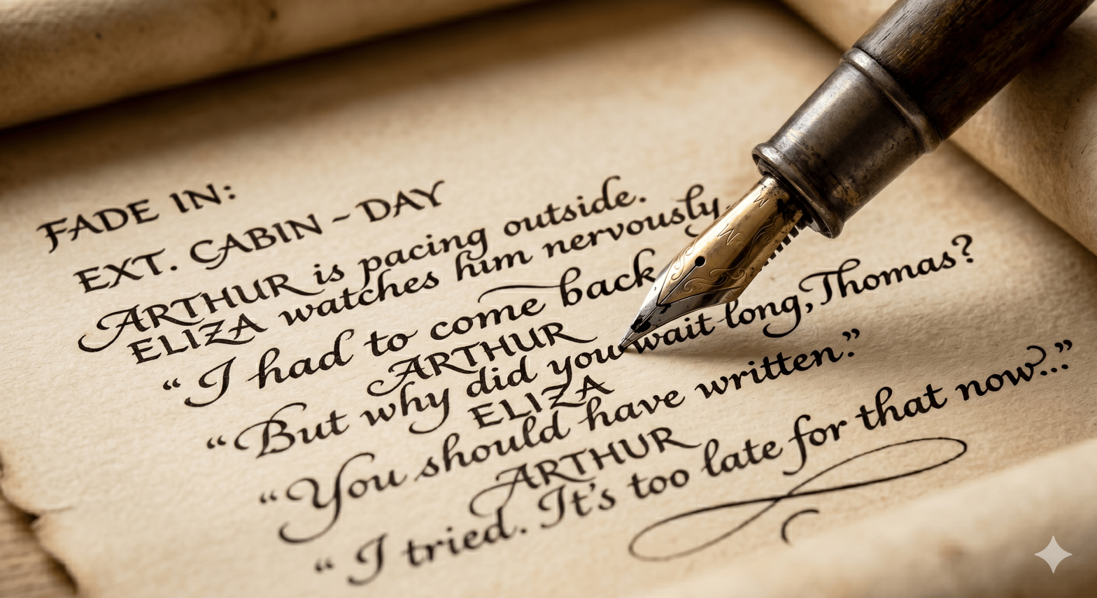 A Filmmaker needs a script to work from